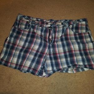 Plaid shorts
